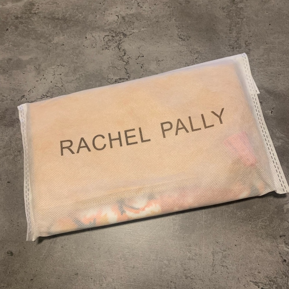 NWoT Rachel Pally mustard and floral clutch